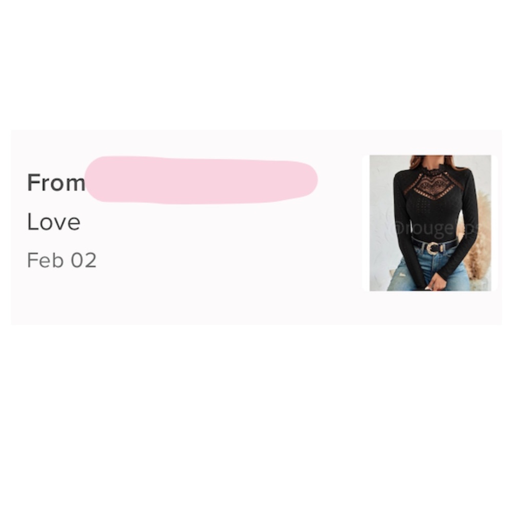 Black Lace Guipure Mock Neck Long Sleeve Tee Shirt - Picture 10 of 10